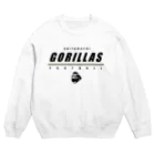 下町ゴリラズ 公式ショップ🏈の選手・スタッフモデルロゴ Crew Neck Sweatshirt