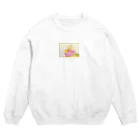 ももこのえのぴーちゃんのごはん Crew Neck Sweatshirt