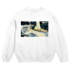 874NatureWorksの渋くて凛々しいイケメンすぎる猿 Crew Neck Sweatshirt