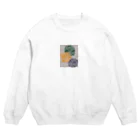 noe_to_meg (ノエとめぐ)の北欧テキスタイル風【縦A 】× golden retriever Crew Neck Sweatshirt