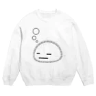 黒猫とカンパニュラのねむみがすごいオケちゃん Crew Neck Sweatshirt