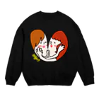 Miyuki_Sakagamiのラブ図 Crew Neck Sweatshirt