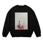 花瓶の疑問の飛び降り自殺 Crew Neck Sweatshirt