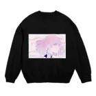 Boy&boyのpink ribon Crew Neck Sweatshirt