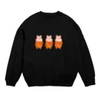 ましゅらてのはむハム Crew Neck Sweatshirt