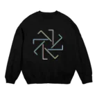 うさぎちゃんアイランドのストローかざぐるま Crew Neck Sweatshirt