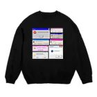 h_1213のWhat's Error？ Crew Neck Sweatshirt