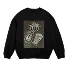 cocoyumi8のキノコ&キノコ Crew Neck Sweatshirt