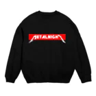 kingyamadaのメタルナイト ボックスロゴ細身 Crew Neck Sweatshirt