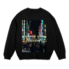 nemuiの愚かな街 Crew Neck Sweatshirt