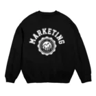 ゴンのマーケティング（白） Crew Neck Sweatshirt