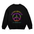 薈.collectionのLove＆peaceシリーズRainbowcolorバージョン Crew Neck Sweatshirt