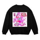 cocoyumi8のキラキラ花まつり Crew Neck Sweatshirt