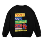 Cookie Cartoon Clubの20220625_don't sell your self short Crew Neck Sweatshirt