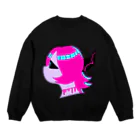 ころもやぎのこぎゃくまちゃんの横顔 Crew Neck Sweatshirt