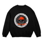 KAMIKAZE BADASS ROLLER DERBY TOKYOのKBRDT Uniform  replica logo katakana Crew Neck Sweatshirt