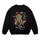 尾九の幸運を招く 麒麟 Crew Neck Sweatshirt