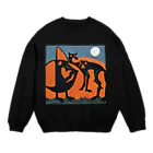 Danke Shoot Coffeeのスリラーウルフ Crew Neck Sweatshirt