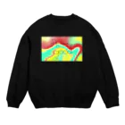 Pretty goodのタイダイプリントスウェット Crew Neck Sweatshirt