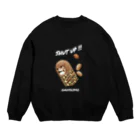 ちゃんめんちゃんのがぢゃいも【文字 白⠀】 Crew Neck Sweatshirt