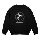 ☆チョコメロ☆のチョコメロのロゴ（ホワイトver.） Crew Neck Sweatshirt