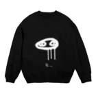 FAT TOYのgoo スプレーロゴ(白) Crew Neck Sweatshirt