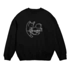 プロレスにゃんこのプロレスにゃんこ（ヒップアタックB） Crew Neck Sweatshirt