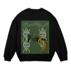 Exotc Peony～絵夢～のNpenthes Louisaシリーズ Crew Neck Sweatshirt