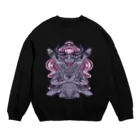 憑現や。の牛鬼ちゃん。 Crew Neck Sweatshirt