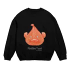 ビビッとランキング【公式】のミドリフサアンコウ  スウェット【ダークカラー】 Crew Neck Sweatshirt