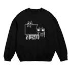 オカ氏のNEKO-Girl White Crew Neck Sweatshirt