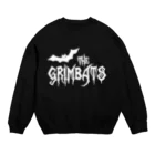 GRIMWORKSのTHE GRIMBATS logo-1 White Crew Neck Sweatshirt