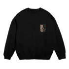 DOGECOのハーフスケルトン・ピットブルテリア Crew Neck Sweatshirt