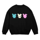 ちびもりのUSAGIいろいろ🐰 Crew Neck Sweatshirt