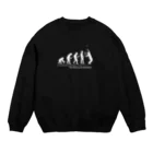 MSD2006のThe theory of evolution(テニス) Crew Neck Sweatshirt