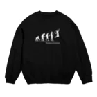 MSD2006のThe theory of evolution(バドミントン） Crew Neck Sweatshirt