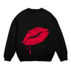 LuLaLysのa Kiss Crew Neck Sweatshirt