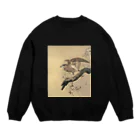 MUGEN ARTの小原古邨　鷹　Ohara Koson / Falcon Crew Neck Sweatshirt