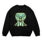 segasworksのプロルススちゃん（ゆるトリケラトプス） Crew Neck Sweatshirt