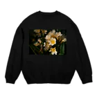 Hot Sara Paoのユリ科の花 Crew Neck Sweatshirt