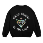 jsprintstudioのShine Bright, Be the Light Crew Neck Sweatshirt