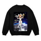 四色アペンド＋のsatellite rabbit Crew Neck Sweatshirt