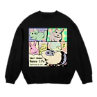 Lichtmuhleのsmall animal happy Life Crew Neck Sweatshirt