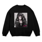 二猫/NIMOO -SHOPの黒いリボン Crew Neck Sweatshirt