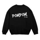 mf@PomPomBlogのDC PomPomBlog（white） Crew Neck Sweatshirt