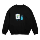 とりやまいろいろグッズのatelier penguin Crew Neck Sweatshirt