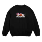 komari mukumuku friendsのねそべりむく Crew Neck Sweatshirt