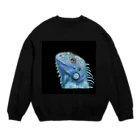 nemuriのiguana Crew Neck Sweatshirt