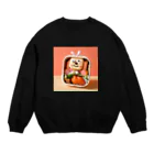 balloonboyaのおべんとうさぎ Crew Neck Sweatshirt