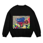 ぷかぷかおやすみの甘い甘い Crew Neck Sweatshirt